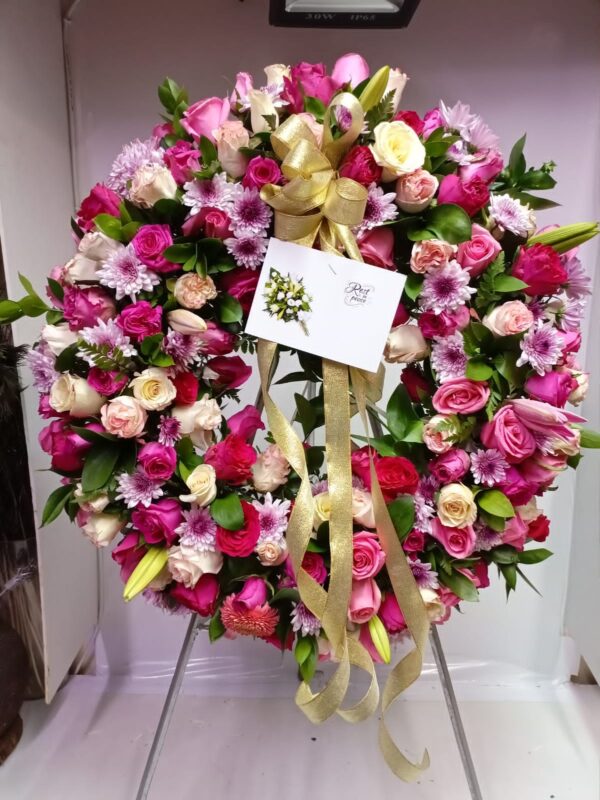 Pink Tribute wreath