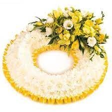 Yellow Round Wreath