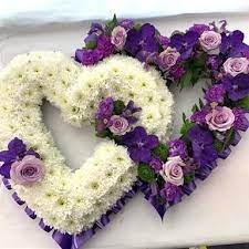 Lavender Hearts Wreath